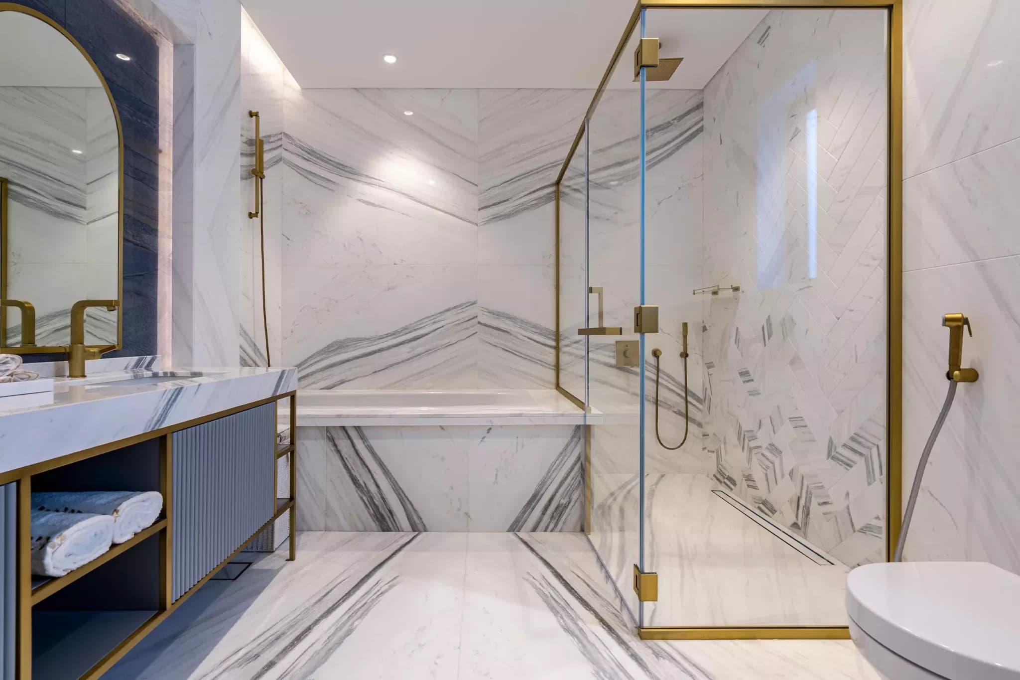 Minimalist Luxury Bathroom Design Services in Dubai