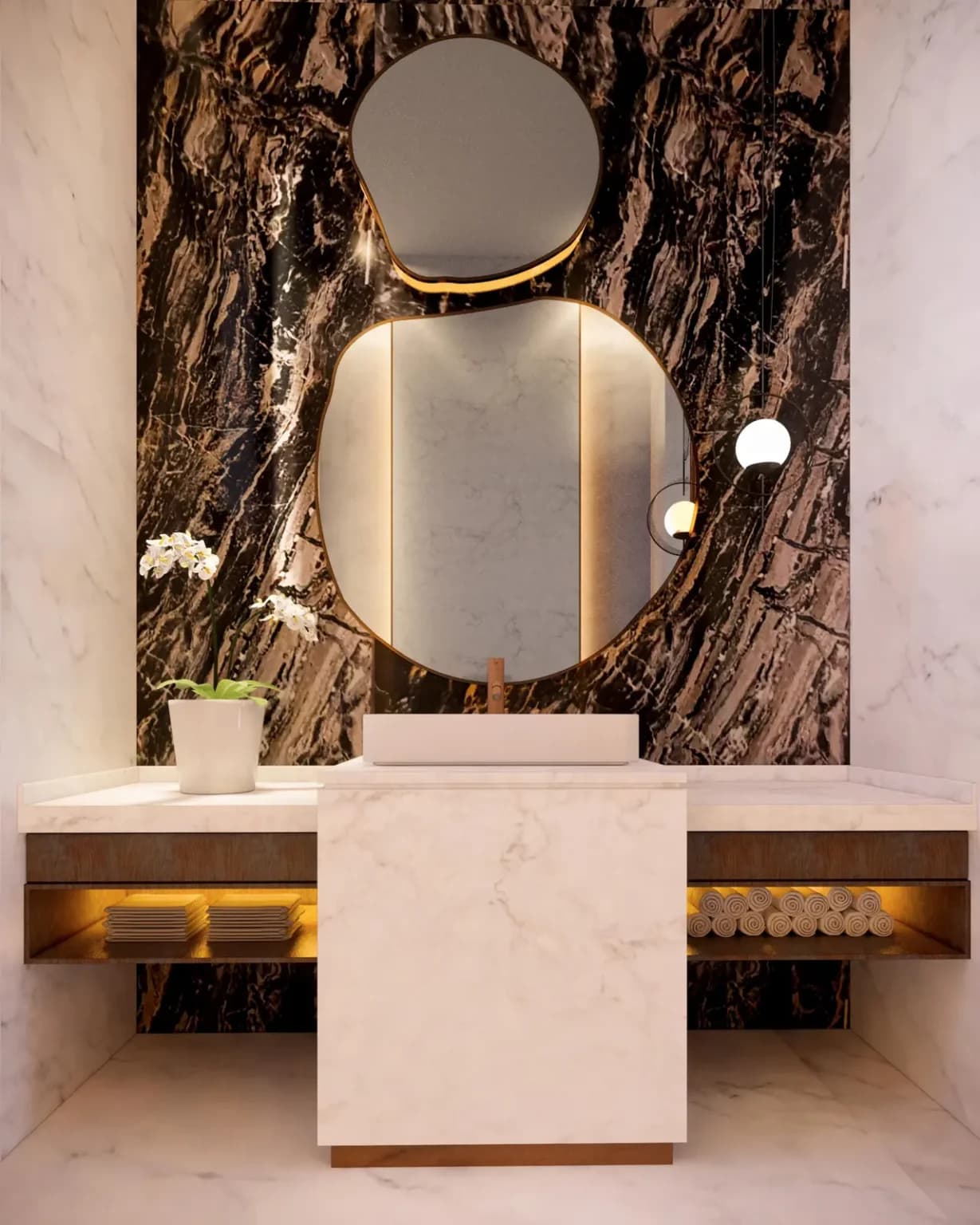 Modern Bathroom Design for Luxury Apartments in Dubai