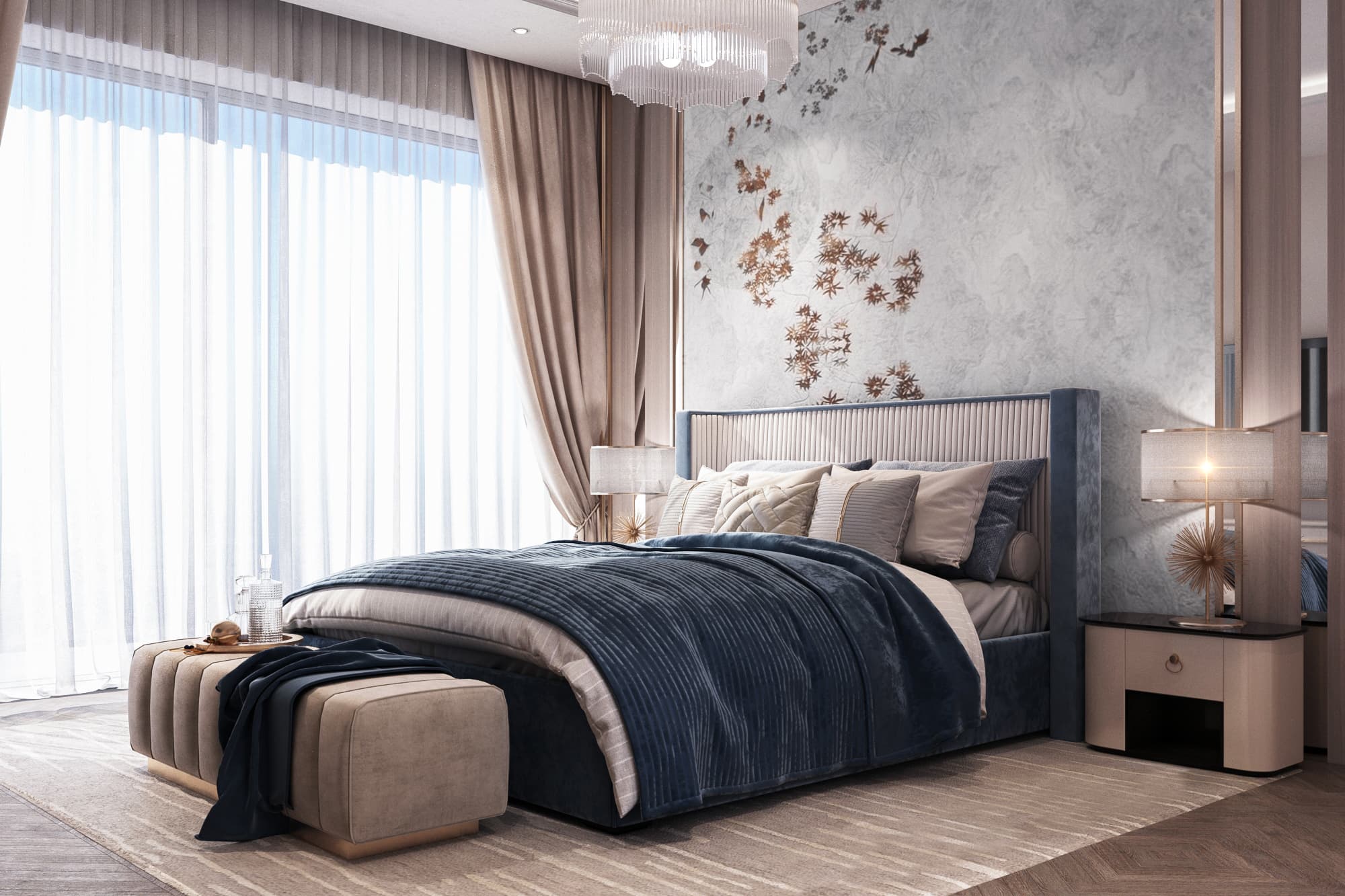 Contemporary Bedroom Design for Dubai Homes