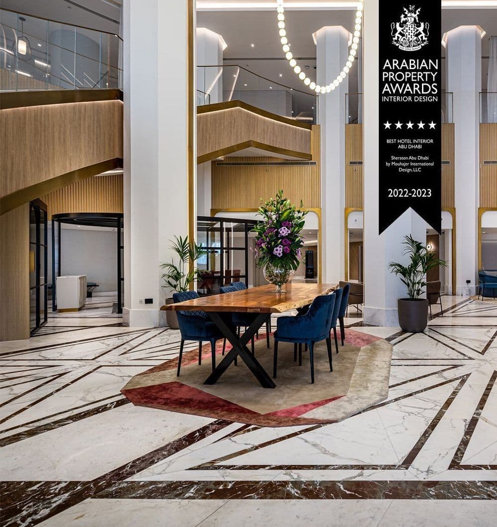 SHERATON ABU DHABI HOTEL & RESORT - BLENDING FUNCTIONS WITH LUXURY interior design project Dubai