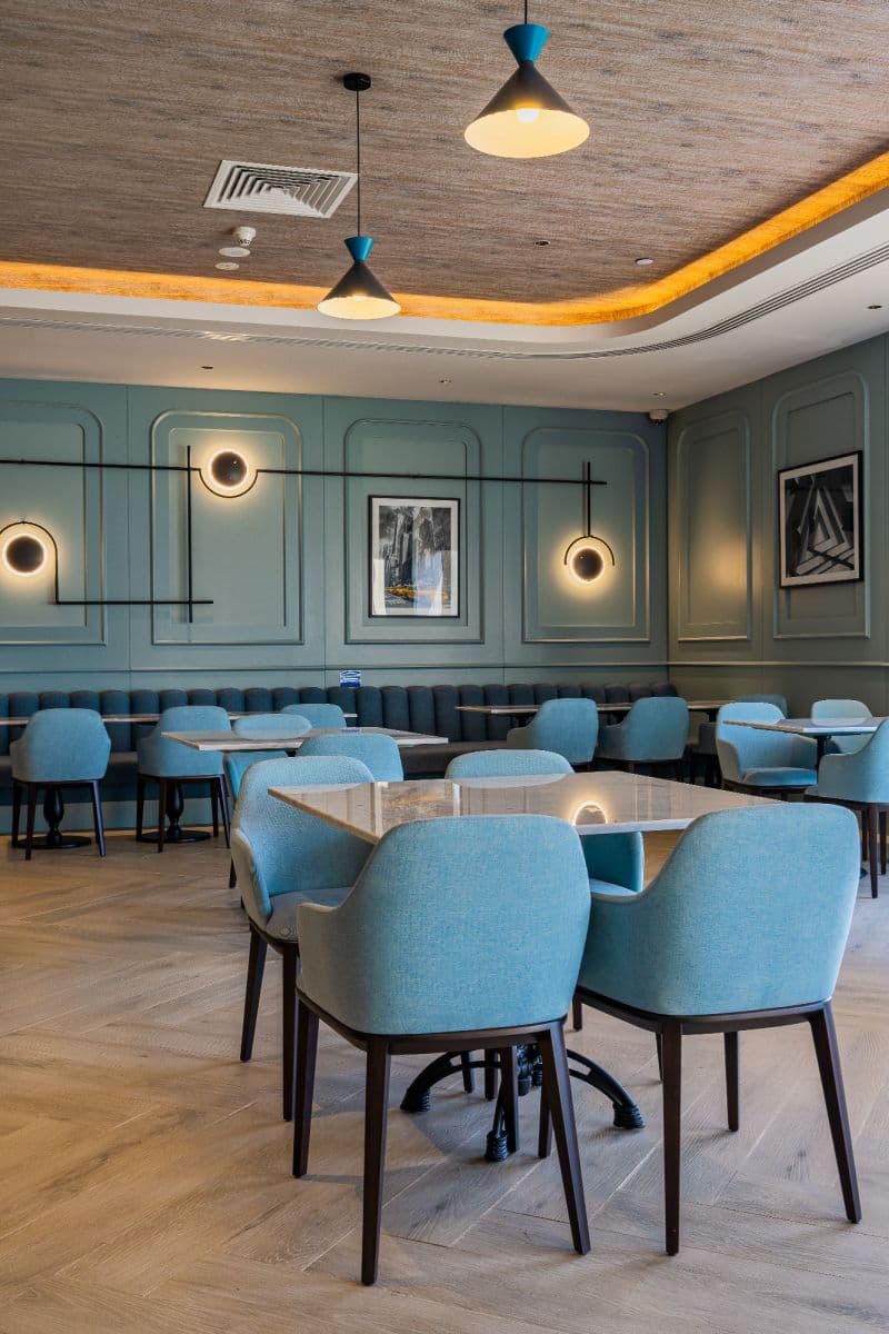 RADISSON BLU HOTEL ABUDHABI TERRAZA RESTAURANT - HARMONIOUS BLEND OF ELEGANCE interior design project Dubai