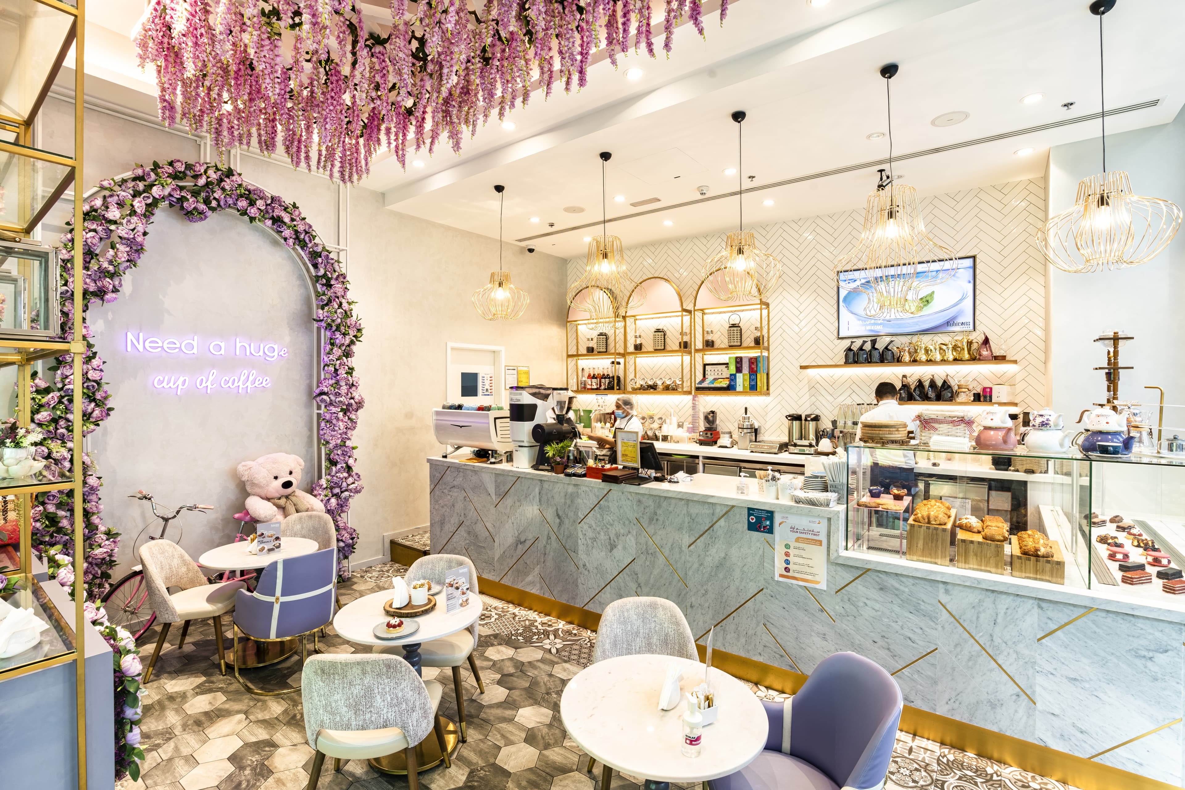 ARTO DUBAI MALL - ENHANCED ATMOSPHERE AT ARTO CAFE interior design project Dubai